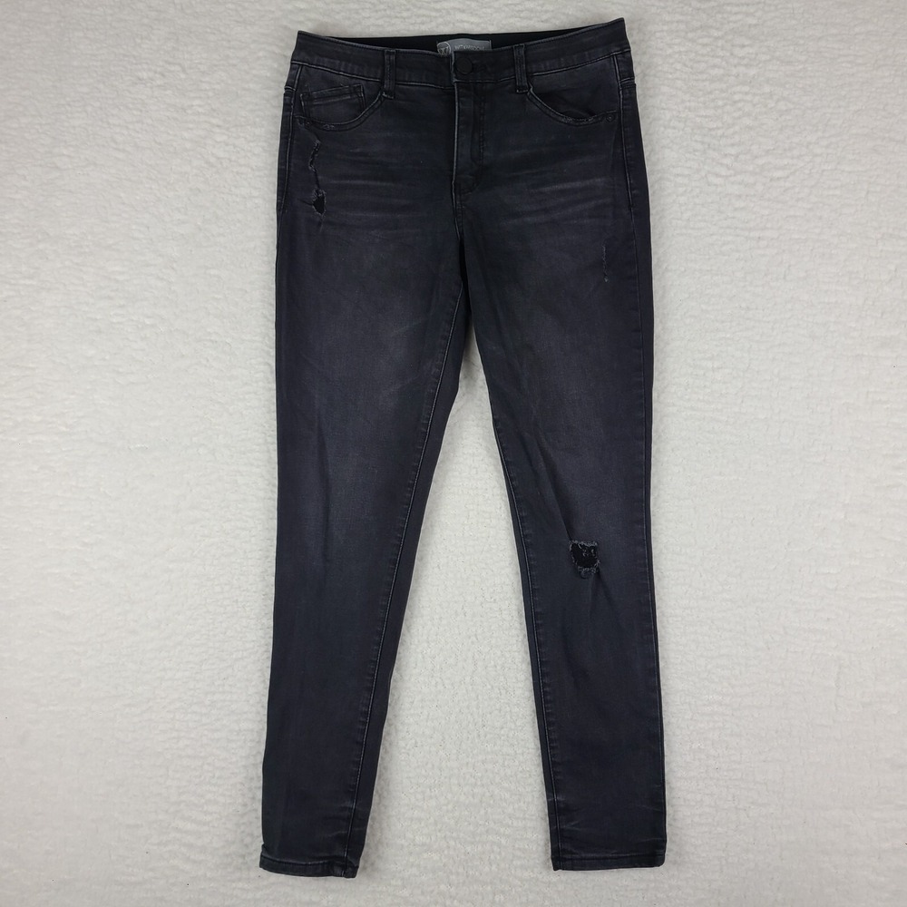Wit & Wisdom Jeans Womens 8 Ab Solution‎ Skinny Ankle Jegging Dark Gray